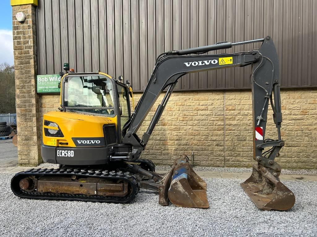 Volvo ECR58D Міні-екскаватори < 7т