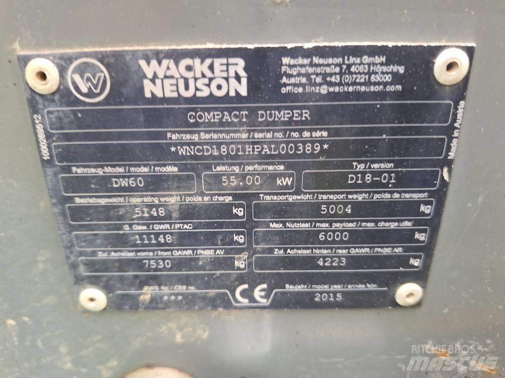 Wacker Neuson DW 60 Міні самоскиди