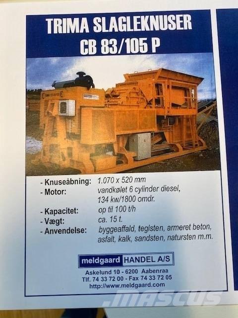 Trima CB 83/105P Роздрібнювачі