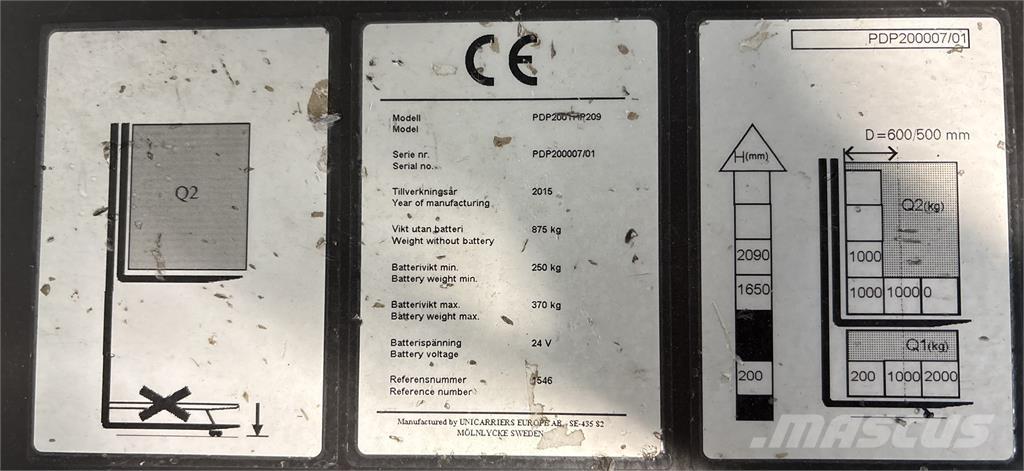 Atlet PDP200 Самохідні електроштабелери