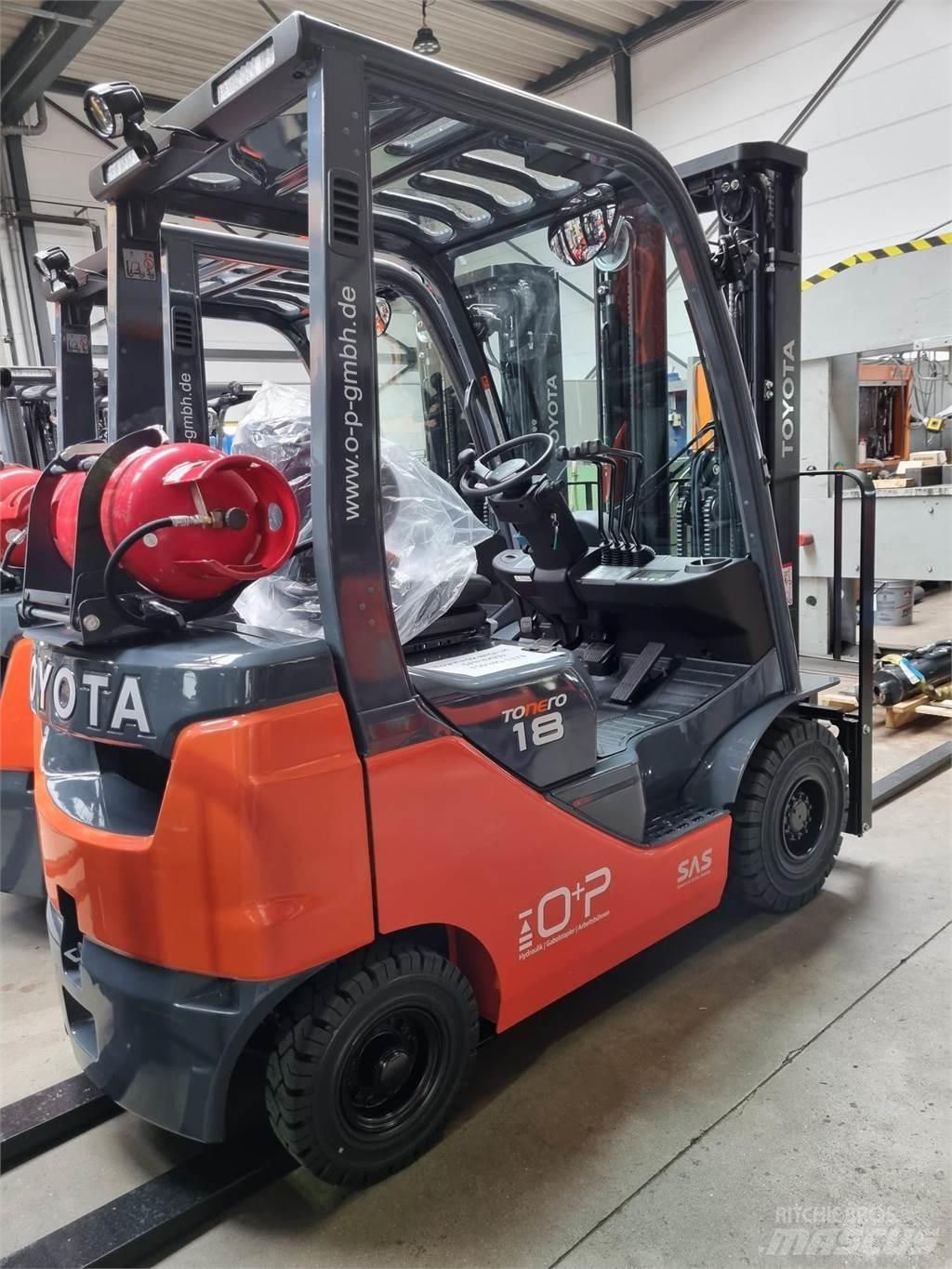 Toyota 02-8FGF18 Газові навантажувачі