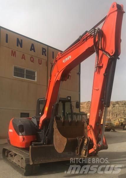 Kubota KX080-4 Середні екскаватори 7т. - 12т.
