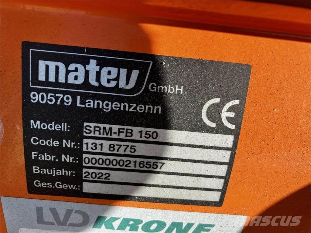 Matev SRM-FB 150 Запчастини та додаткове обладнання для фронтальних навантажувачів