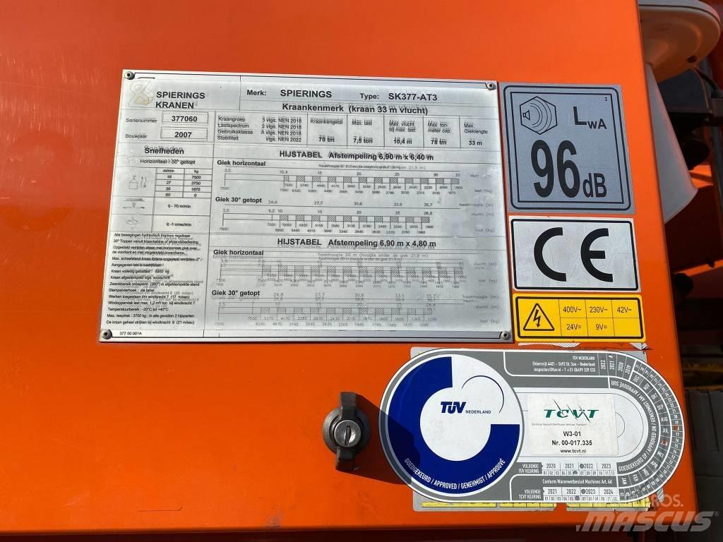 Spierings SK377 Баштові крани