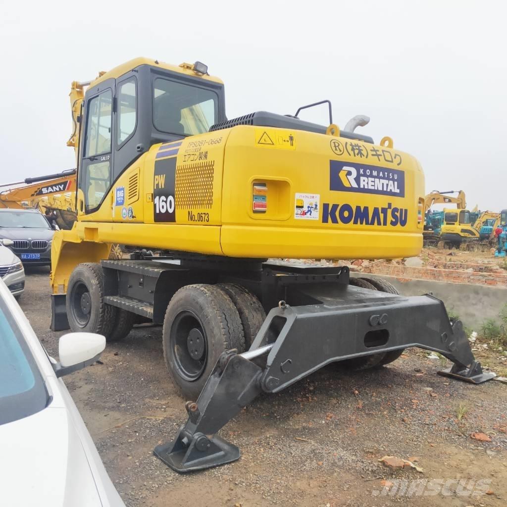 Komatsu PW160W-7 Колісні екскаватори