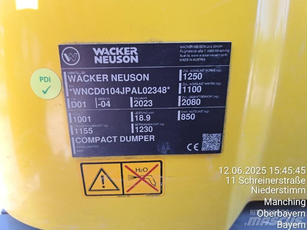 Wacker Neuson 1001 Міні самоскиди