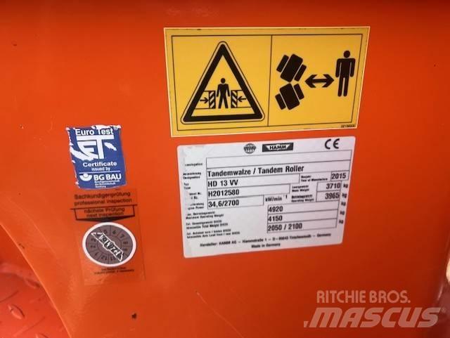 Hamm HD 13 VV, Vält Котки тротуарні
