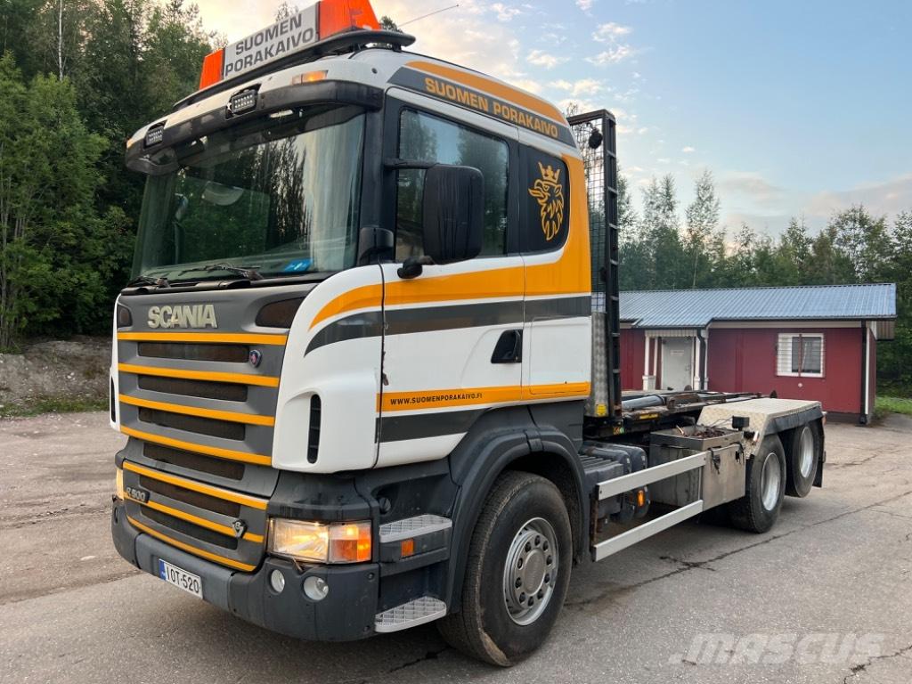 Scania R 500 Вантажівки з гаковим підйомом