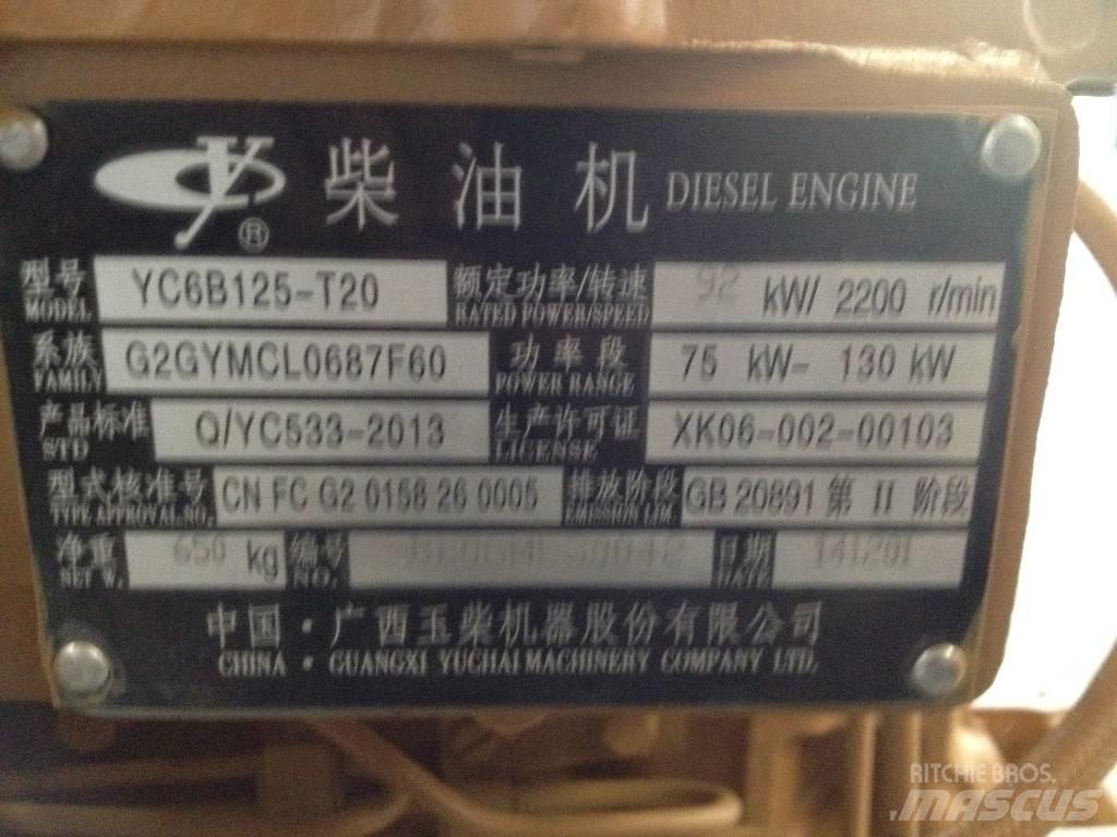 Yuchai YC6B125-T20 Двигуни