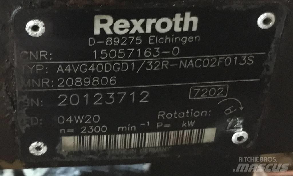 Rexroth A4VG40R Гідравліка