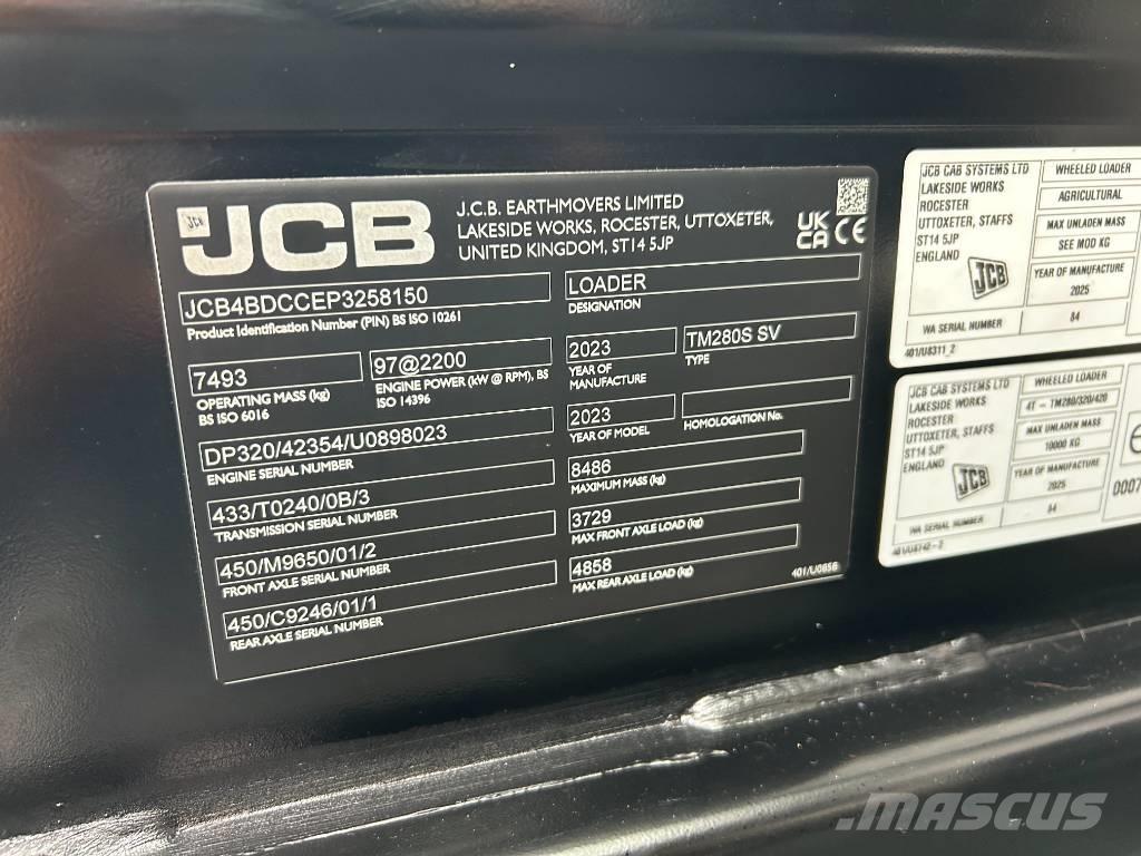 JCB TM280S Телескопічний навантажувач