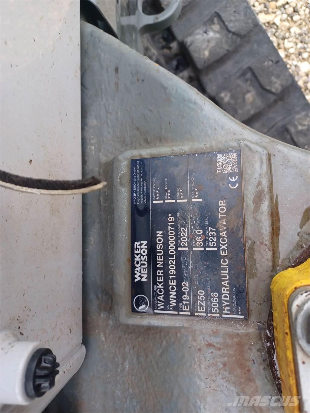 Wacker Neuson EZ50 Гусеничні екскаватори