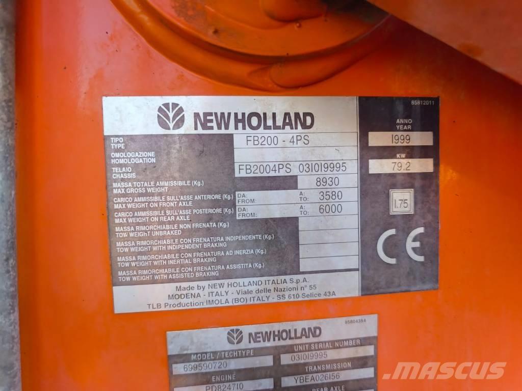 New Holland FB 200 Екскаватори-навантажувачі