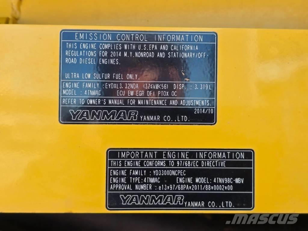 Yanmar Vio 80-1 Середні екскаватори 7т. - 12т.