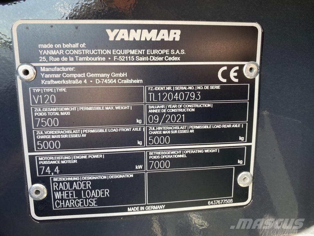 Yanmar V120 Фронтальні навантажувачі
