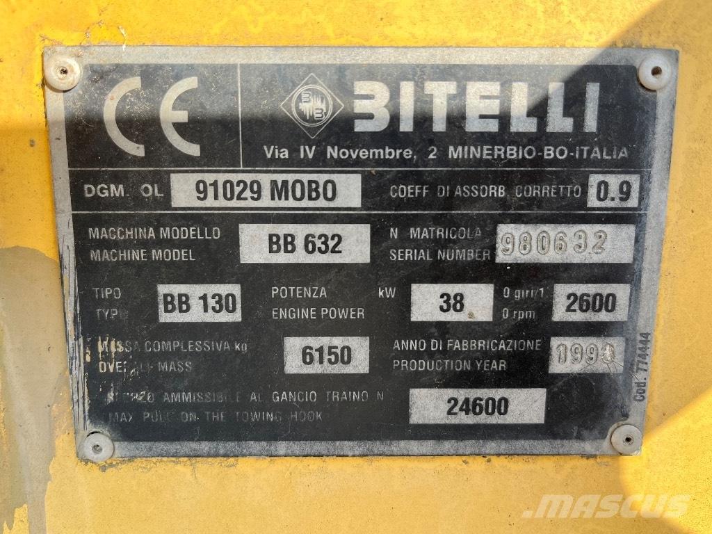 Bitelli BB 632 Асфальтовкладачі