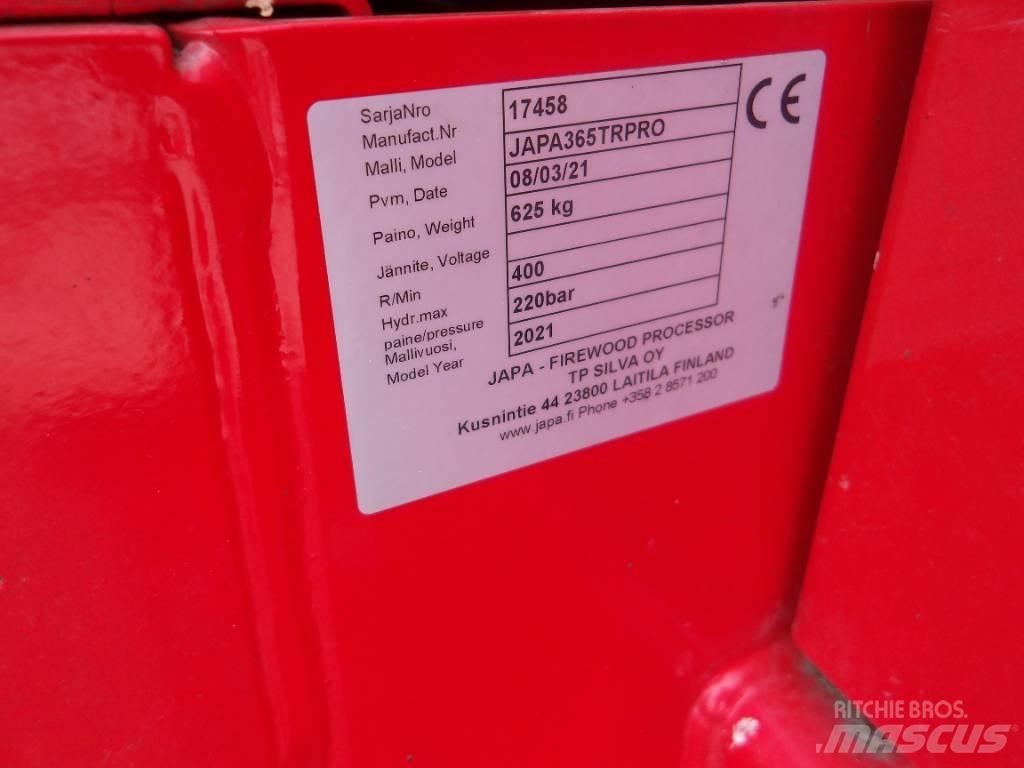 Japa 365 PRO TR Дровоколи, рубальні машини, дробарки