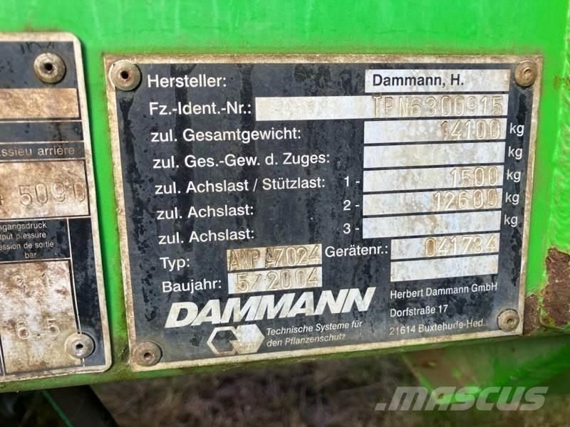 Dammann ANPA 7024 Причіпні обприскувачі
