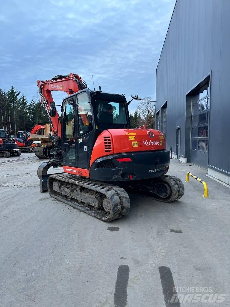 Kubota KX 080-4 Міні-екскаватори < 7т