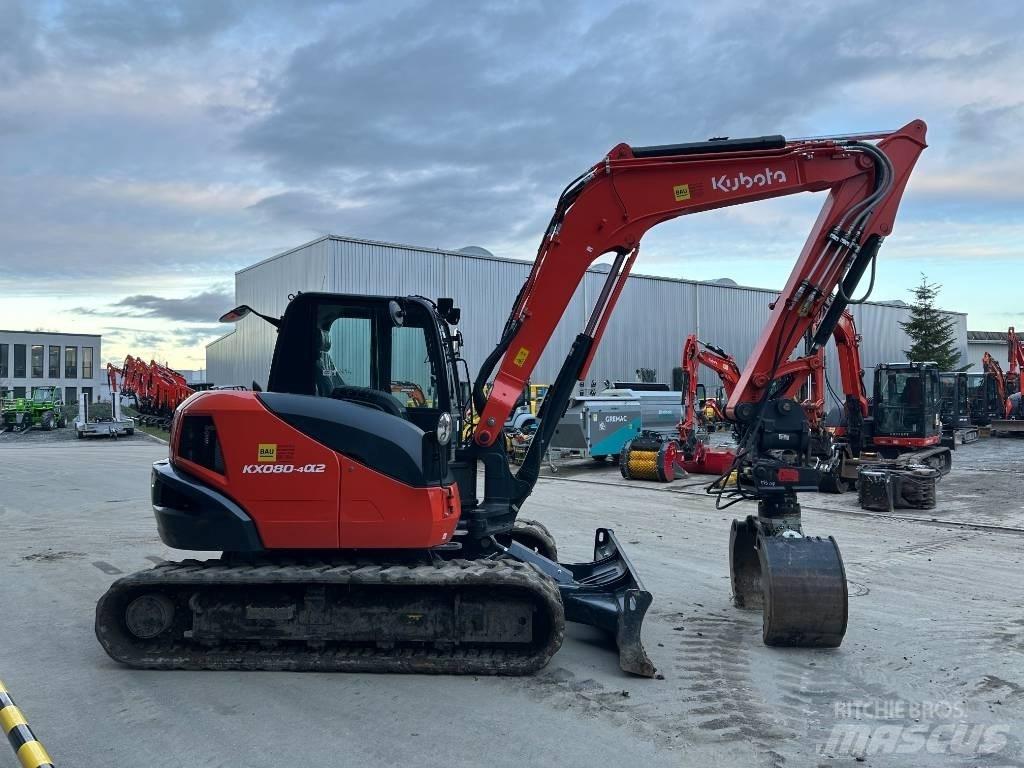 Kubota KX 080-4 Міні-екскаватори < 7т