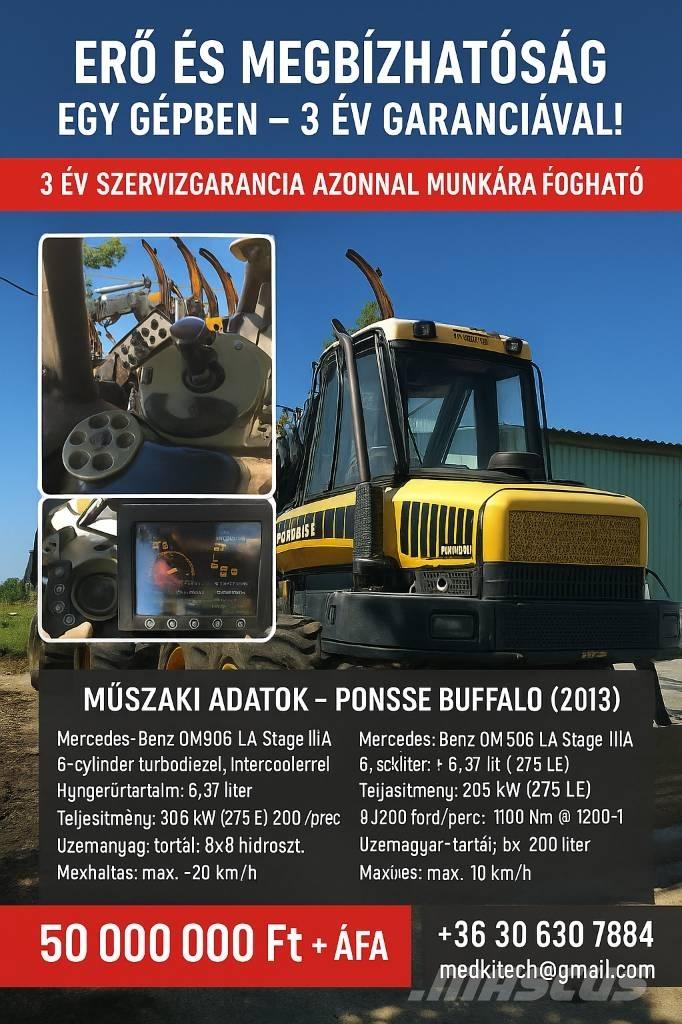 Ponsse Buffalo 8W Форвардери