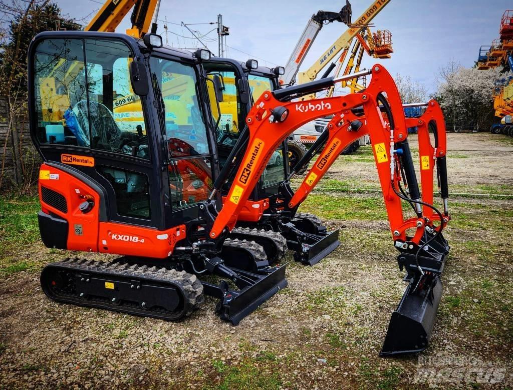 Kubota KX 018-4 Міні-екскаватори < 7т