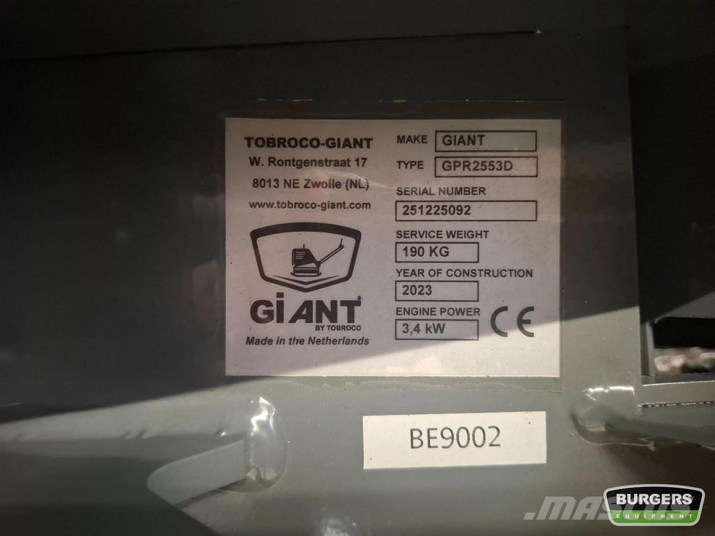 GiANT GPR2553D NEW Віброплити та вібротрамбовки