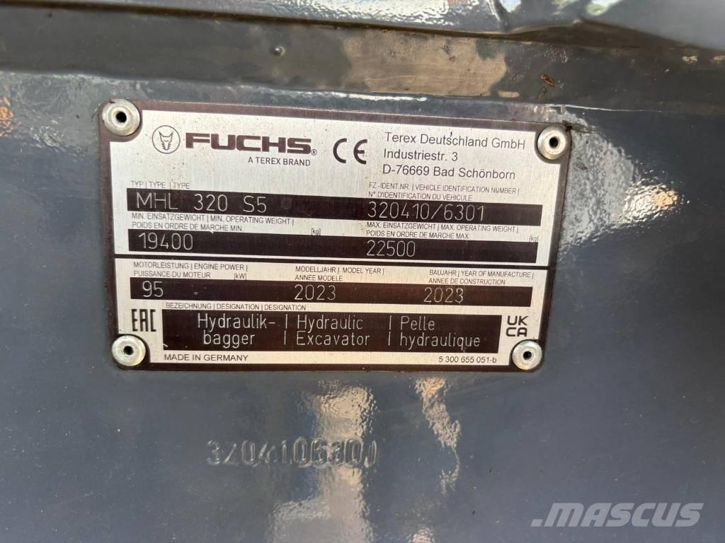 Fuchs MHL320MOD+ Перевантажувачі металобрухту/промислові навантажувачі