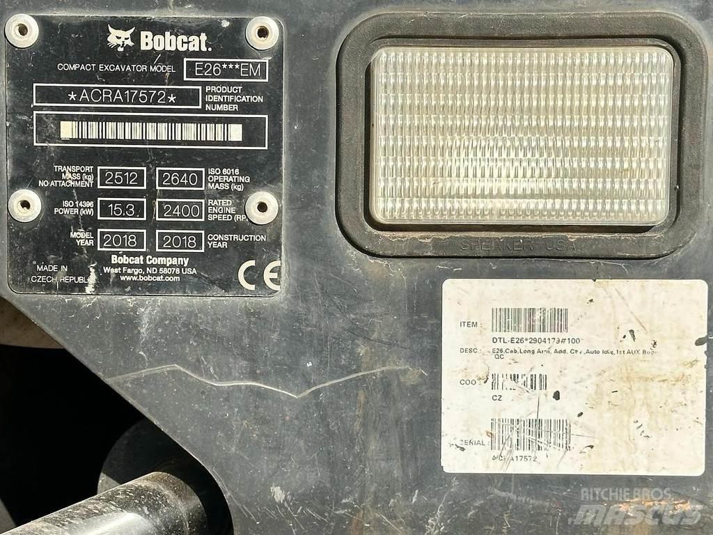 Bobcat E26 Міні-екскаватори < 7т