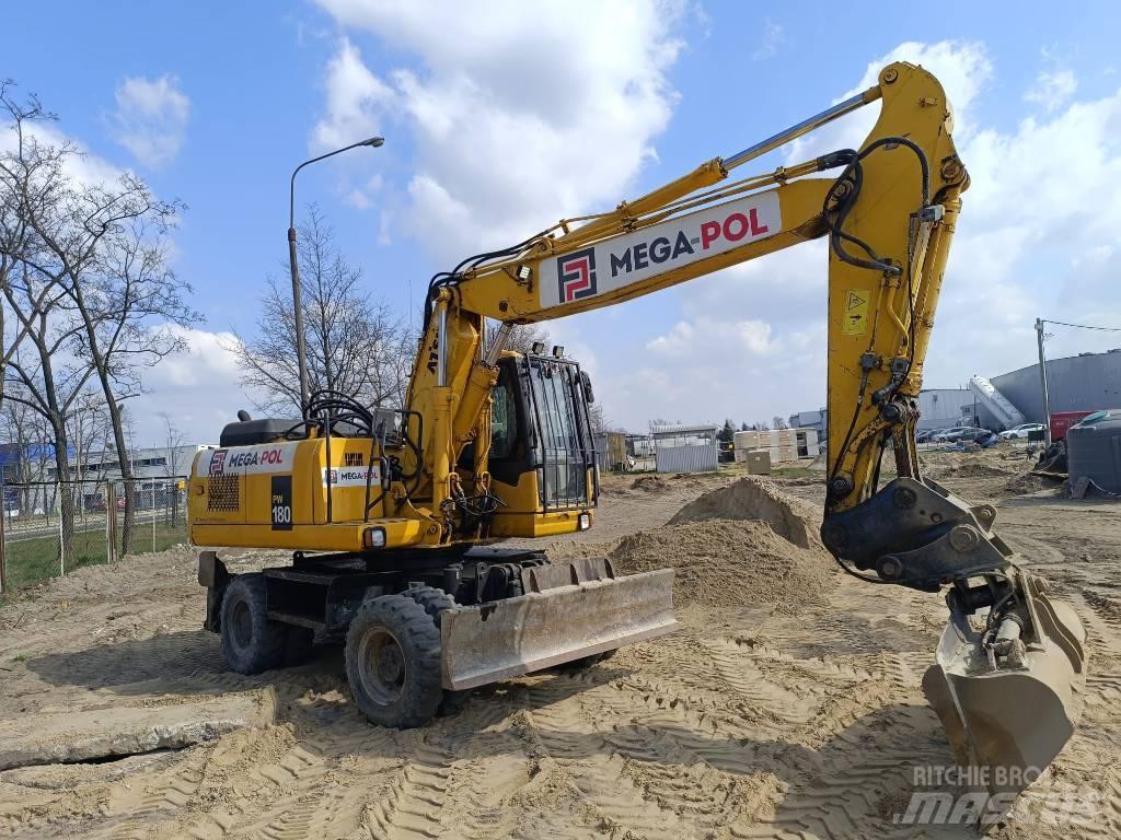 Komatsu PW180-7E0 Колісні екскаватори