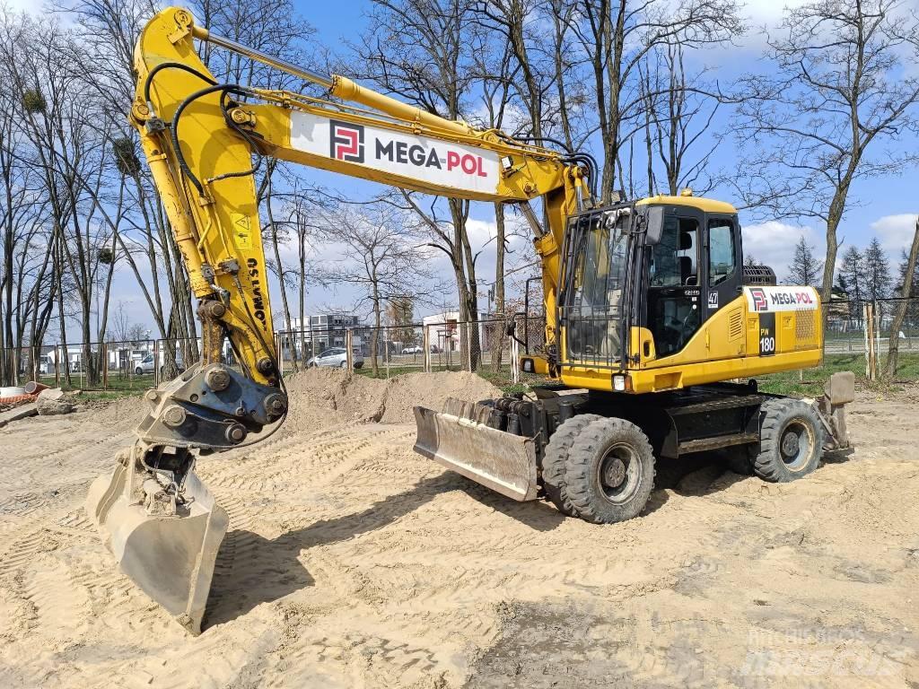 Komatsu PW180-7E0 Колісні екскаватори