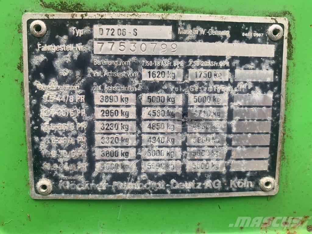 Deutz-Fahr D7207C Трактори