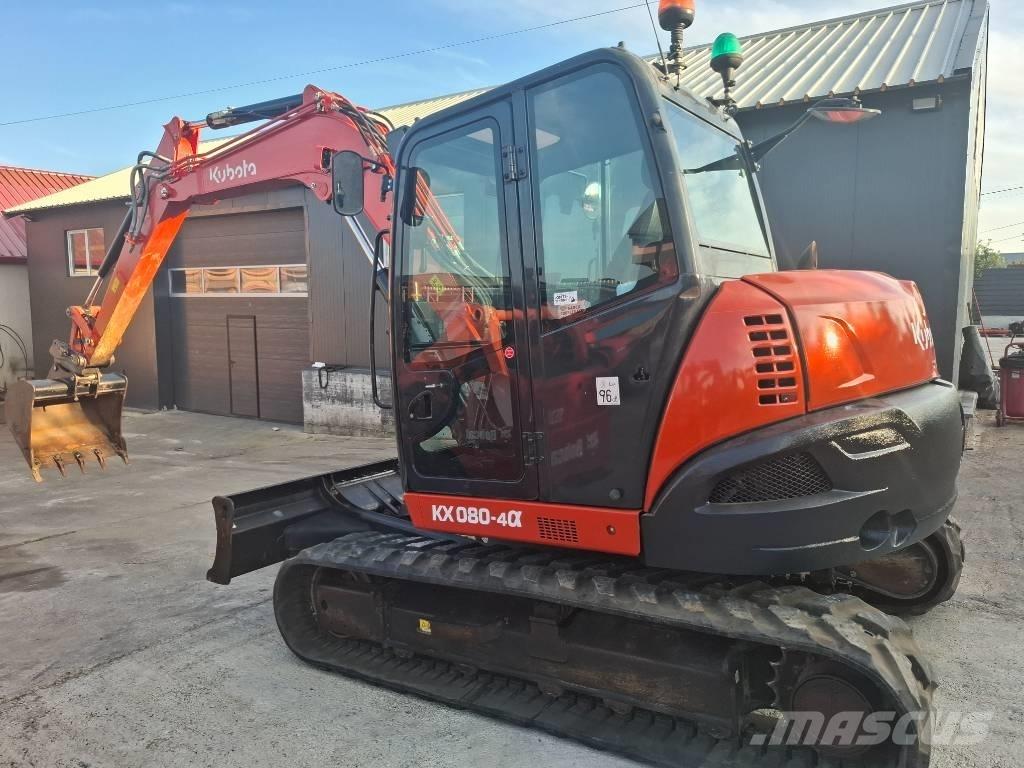 Kubota Kx 0-80-4 Середні екскаватори 7т. - 12т.