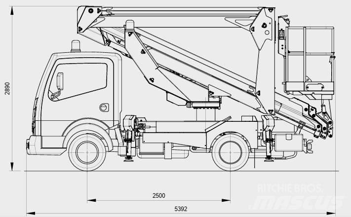 Palfinger P 240 AXE Автовишки на базі вантажівки