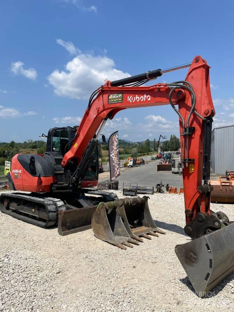 Kubota KX 080-4 Середні екскаватори 7т. - 12т.