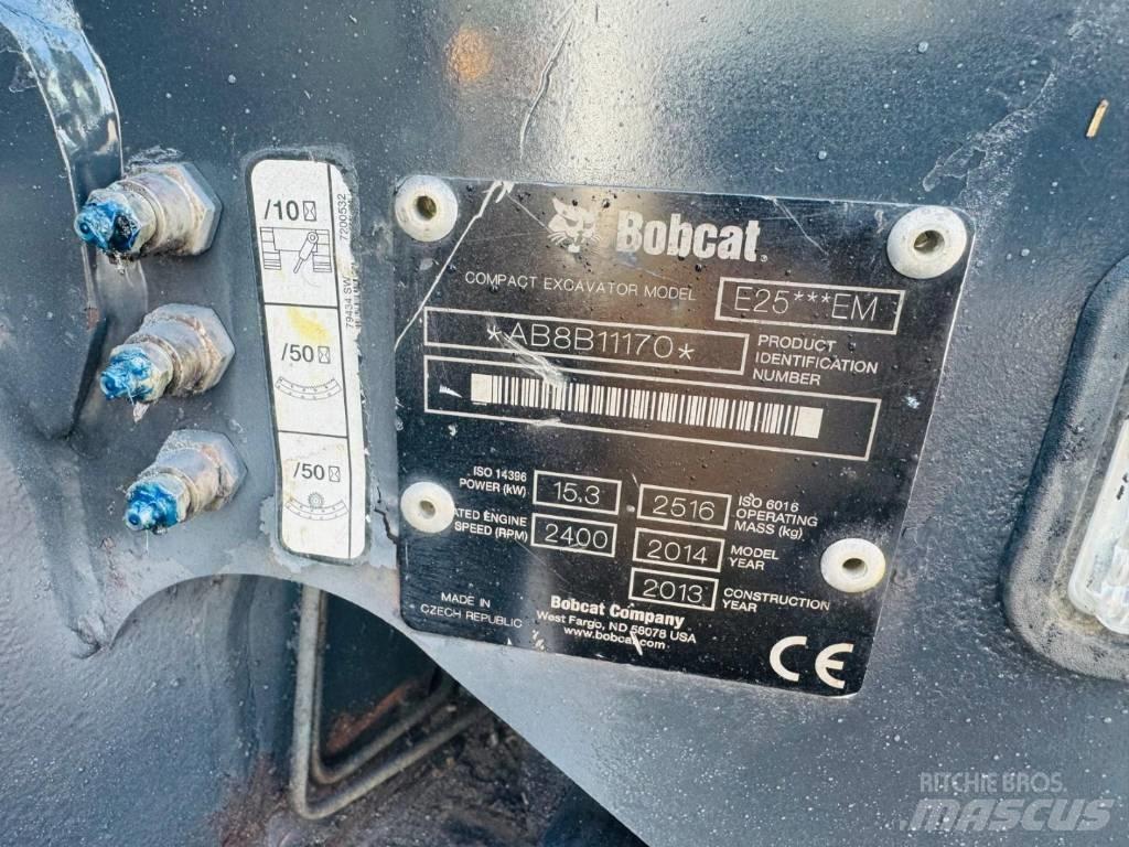 Bobcat E 25 Міні-екскаватори < 7т