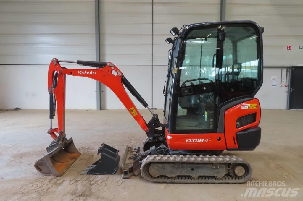 Kubota KX 018-4 Міні-екскаватори < 7т