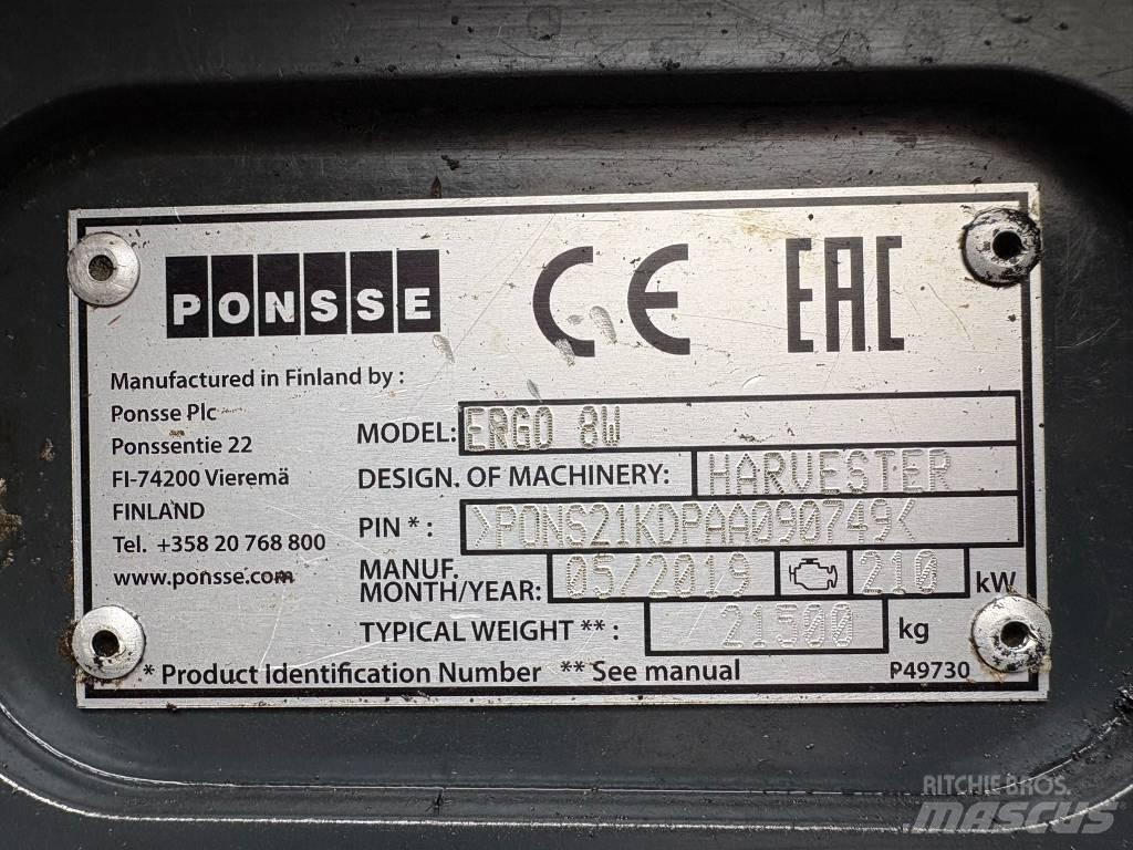 Ponsse Ergo 8W Харвестери