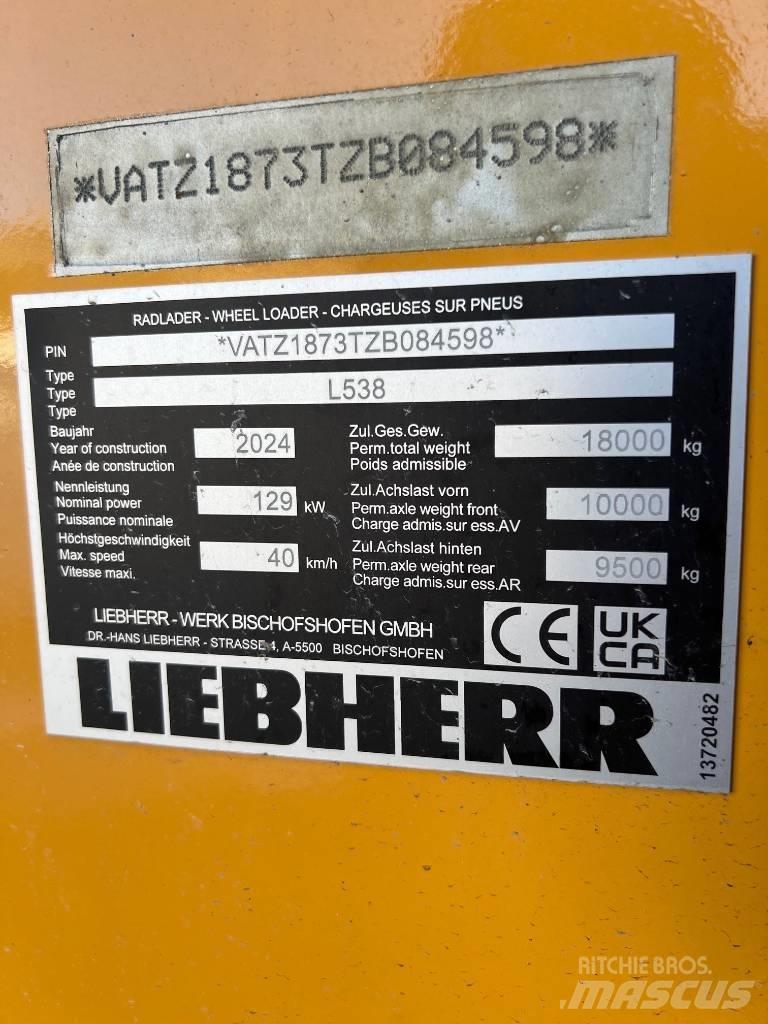 Liebherr L 538 Фронтальні навантажувачі