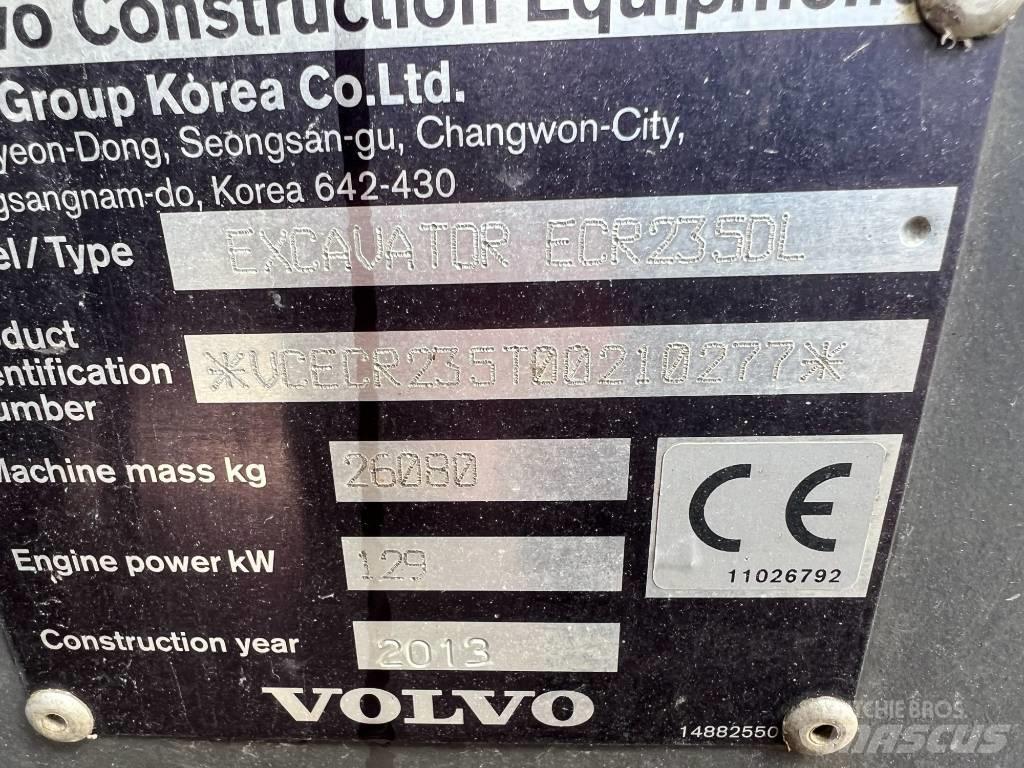Volvo ECR235DL Гусеничні екскаватори