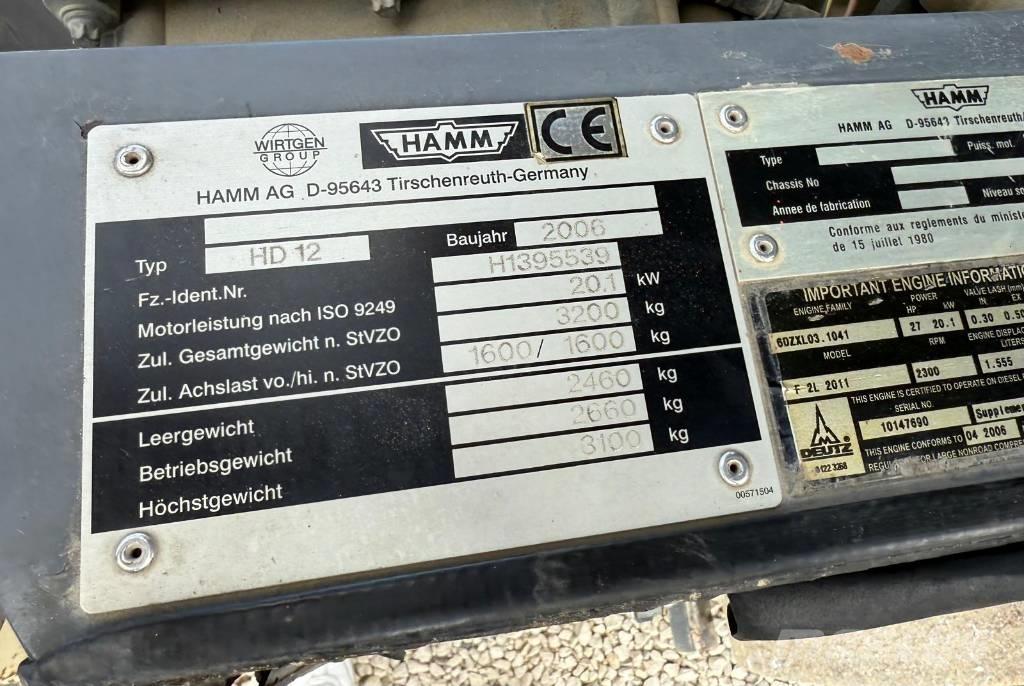 Hamm HD 12 Котки тротуарні