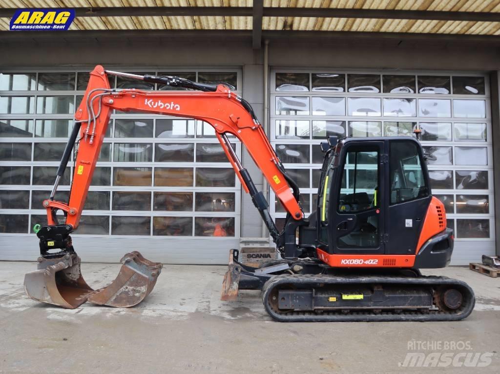 Kubota KX 080-4 Середні екскаватори 7т. - 12т.