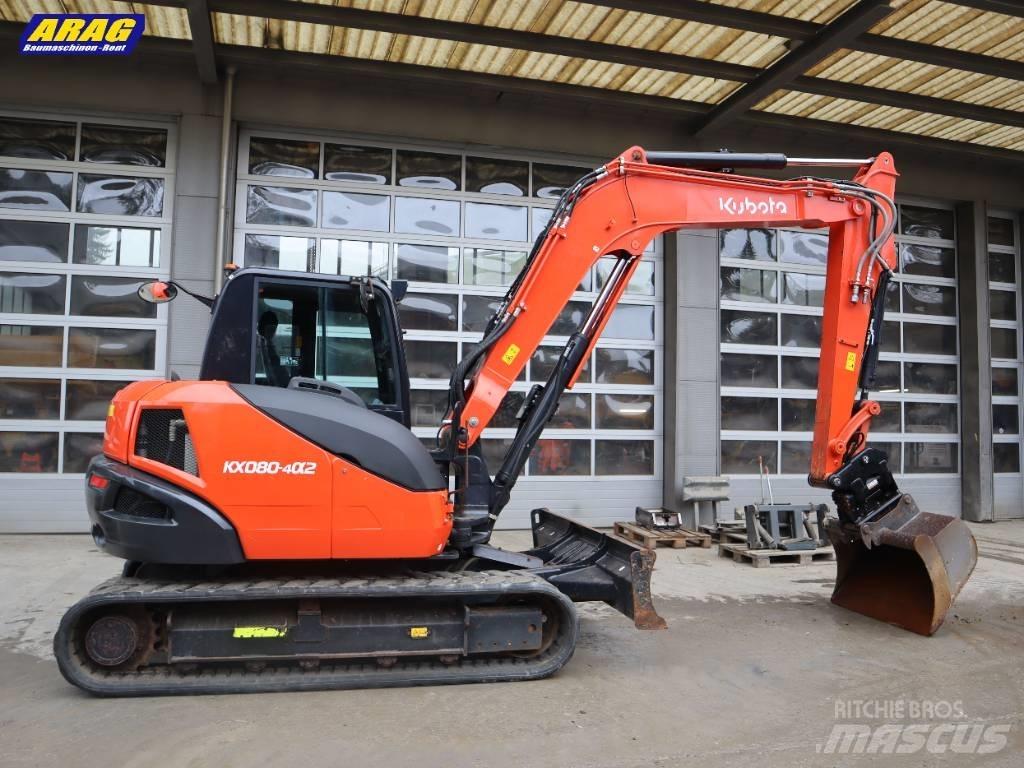 Kubota KX 080-4 Середні екскаватори 7т. - 12т.