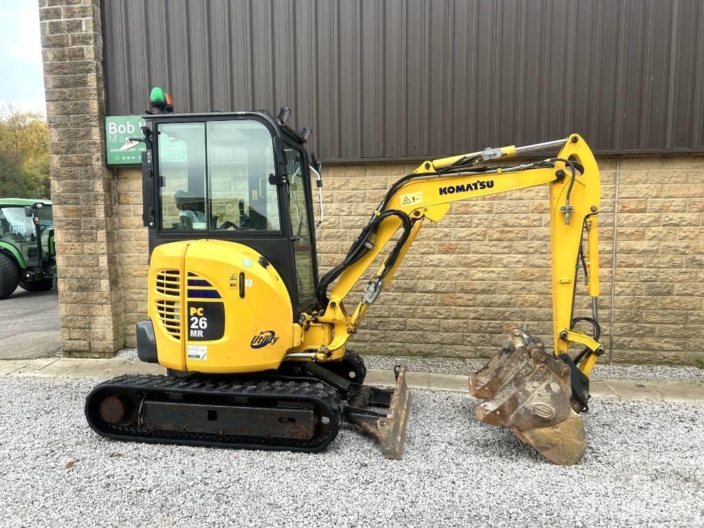 Komatsu PC26MR-3 Міні-екскаватори < 7т