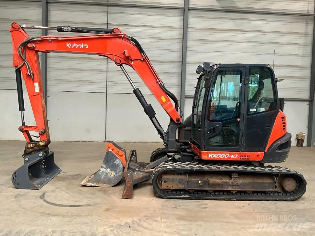 Kubota KX 080-4 A Середні екскаватори 7т. - 12т.