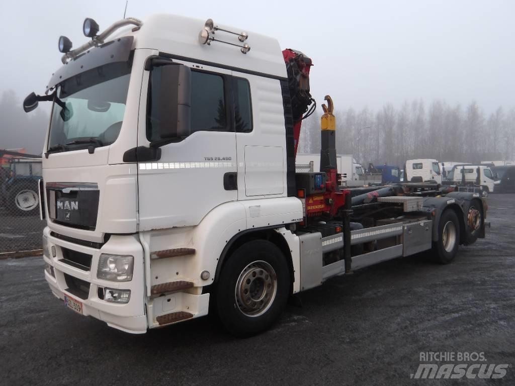 MAN TGS 26.480 6x2 Вантажівки з гаковим підйомом