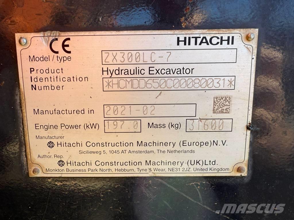 Hitachi ZX 300 LC-7 Гусеничні екскаватори