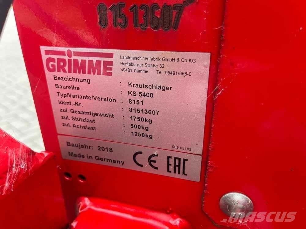 Grimme KS 5400 Машини для збирання та переробки картоплі - Інші