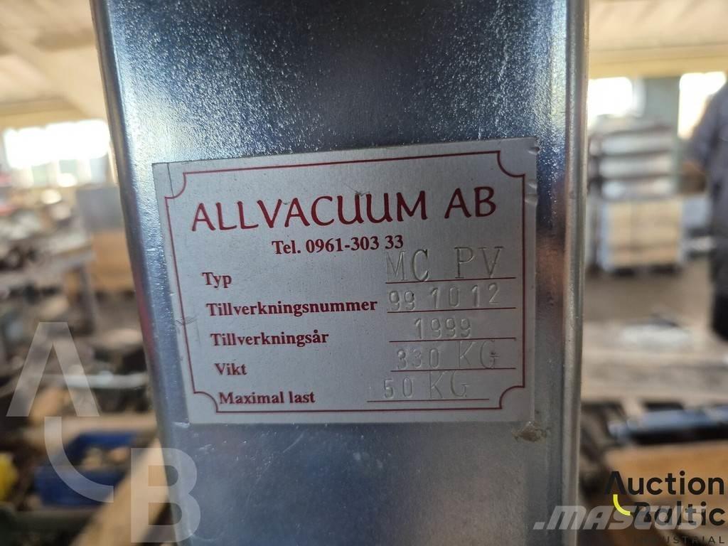  Allvacuum MC PV Інші підйомники і платформи