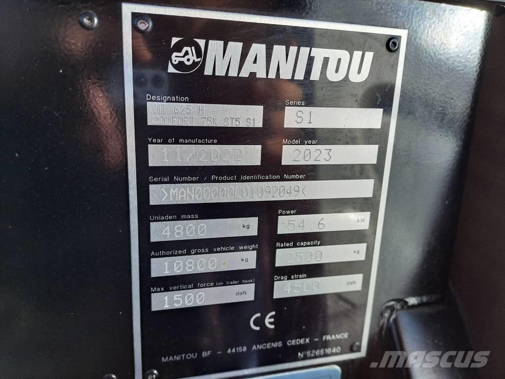 Manitou MT 625 H Телескопічні навантажувачі